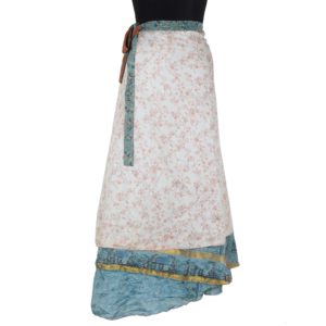Vintage Silk Magic Wrap Skirt SW1013