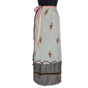 Vintage Silk Magic Wrap Skirt SW1026