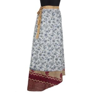 Vintage Silk Magic Wrap Skirt SW1031