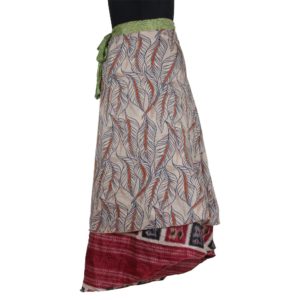 Vintage Silk Magic Wrap Skirt SW104