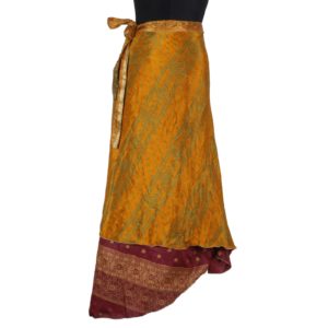Vintage Silk Magic Wrap Skirt SW1043