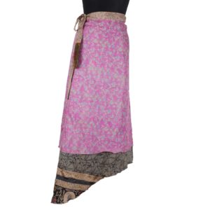 Vintage Silk Magic Wrap Skirt SW1044
