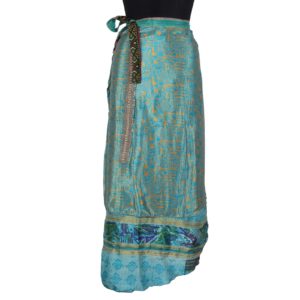 Vintage Silk Magic Wrap Skirt SW1053