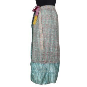 Vintage Silk Magic Wrap Skirt SW1055