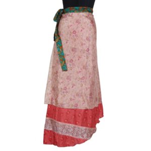 Vintage Silk Magic Wrap Skirt SW1061