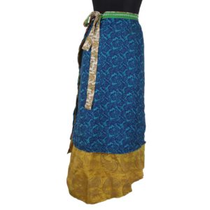 Vintage Silk Magic Wrap Skirt SW1066