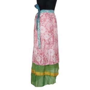 Vintage Silk Magic Wrap Skirt SW1068