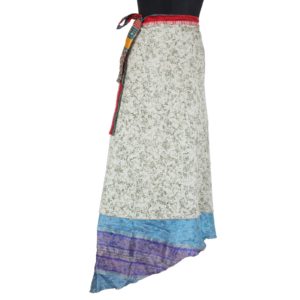 Vintage Silk Magic Wrap Skirt SW1082