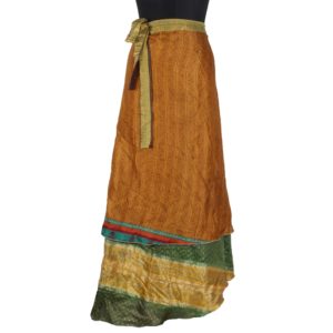 Vintage Silk Magic Wrap Skirt SW1097