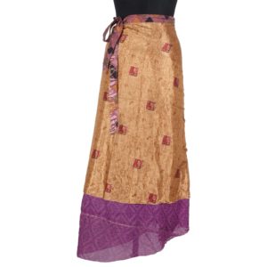 Vintage Silk Magic Wrap Skirt SW1098