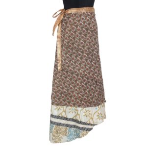 Vintage Silk Magic Wrap Skirt SW1100