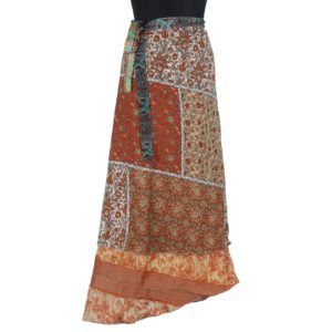 Vintage Silk Magic Wrap Skirt SW1102