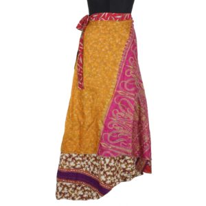 Vintage Silk Magic Wrap Skirt SW1107