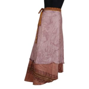 Vintage Silk Magic Wrap Skirt SW111