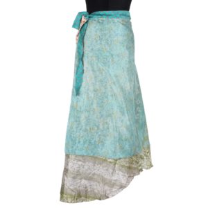 Vintage Silk Magic Wrap Skirt SW1113