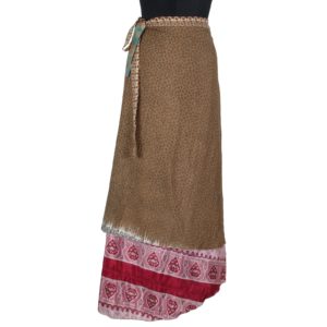 Vintage Silk Magic Wrap Skirt SW1114