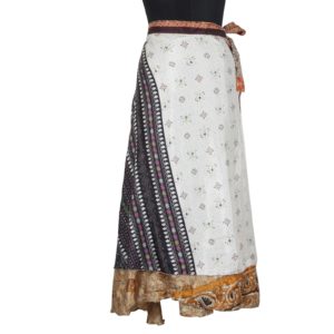 Vintage Silk Magic Wrap Skirt SW1117
