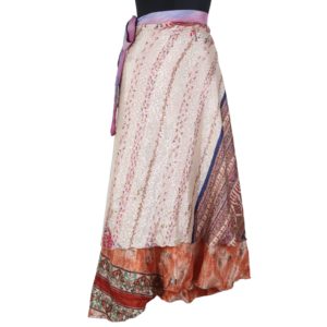 Vintage Silk Magic Wrap Skirt SW1120