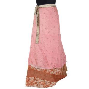 Vintage Silk Magic Wrap Skirt SW1121
