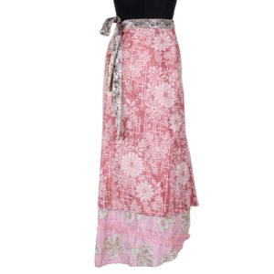 Vintage Silk Magic Wrap Skirt SW1123