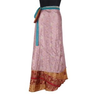 Vintage Silk Magic Wrap Skirt SW1124