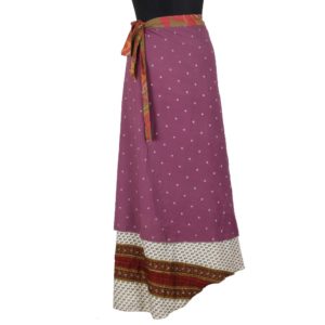 Vintage Silk Magic Wrap Skirt SW1130