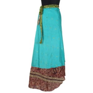 Vintage Silk Magic Wrap Skirt SW1131