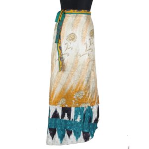 Vintage Silk Magic Wrap Skirt SW1136