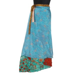 Vintage Silk Magic Wrap Skirt SW1141