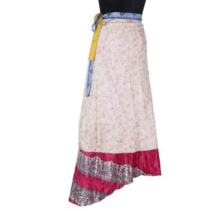 Vintage Silk Magic Wrap Skirt SW1143