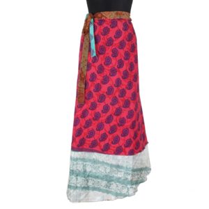 Vintage Silk Magic Wrap Skirt SW1148