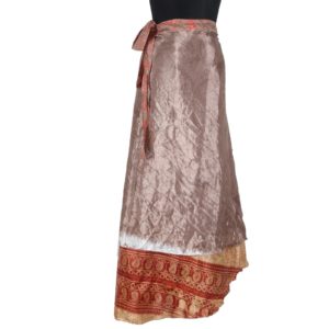 Vintage Silk Magic Wrap Skirt SW1157