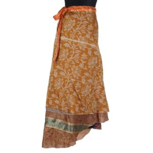 Vintage Silk Magic Wrap Skirt SW1173