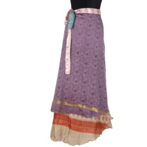 Vintage Silk Magic Wrap Skirt SW1174