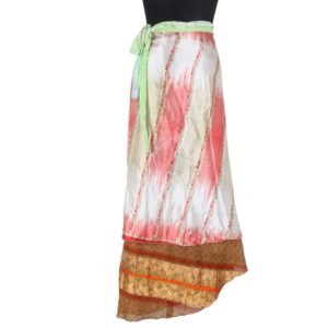 Vintage Silk Magic Wrap Skirt SW1175