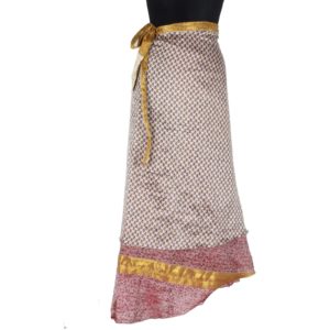 Vintage Silk Magic Wrap Skirt SW1176