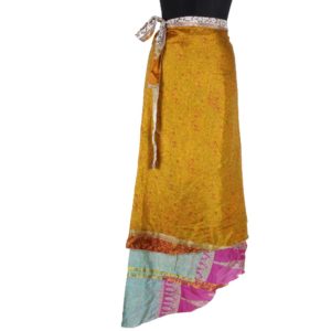 Vintage Silk Magic Wrap Skirt SW1178