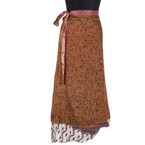 Vintage Silk Magic Wrap Skirt SW1182