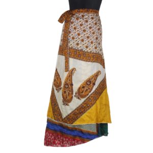 Vintage Silk Magic Wrap Skirt SW1184
