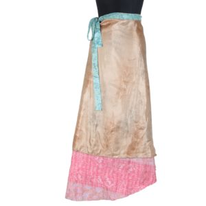 Vintage Silk Magic Wrap Skirt SW1185