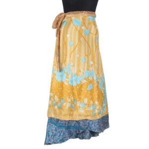 Vintage Silk Magic Wrap Skirt SW1190