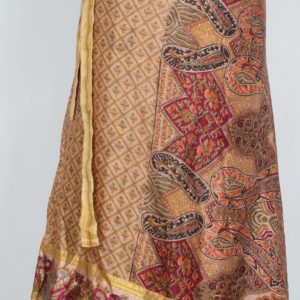 Vintage Silk Magic Wrap Skirt SW1209