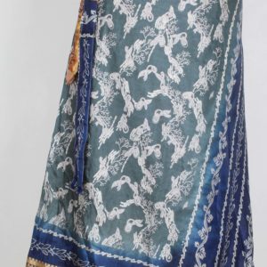 Vintage Silk Magic Wrap Skirt SW1214