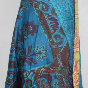 Vintage Silk Magic Wrap Skirt SW1216