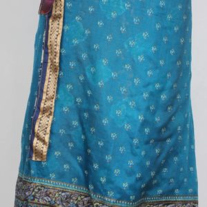 Vintage Silk Magic Wrap Skirt SW1219