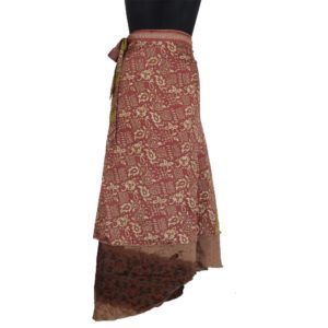 Vintage Silk Magic Wrap Skirt SW122
