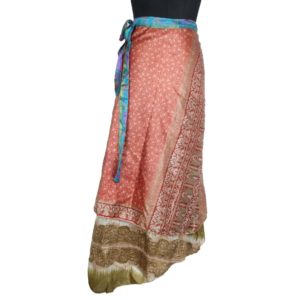 Vintage Silk Magic Wrap Skirt SW1225