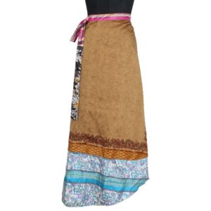 Vintage Silk Magic Wrap Skirt SW1227