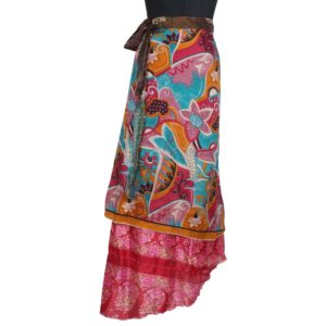 Vintage Silk Magic Wrap Skirt SW1235