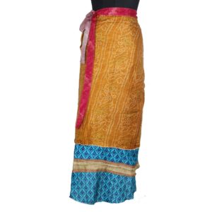 Vintage Silk Magic Wrap Skirt SW1237